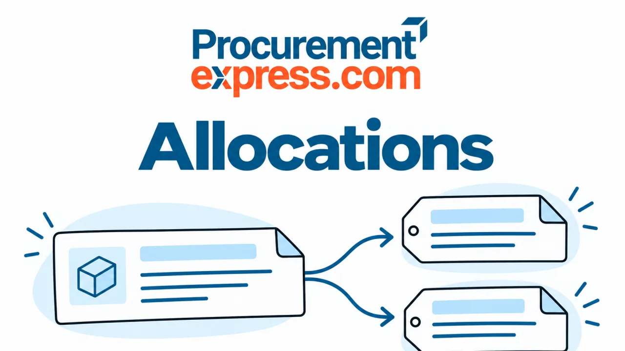 Allocations title card
