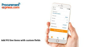 custom fields PO lines
