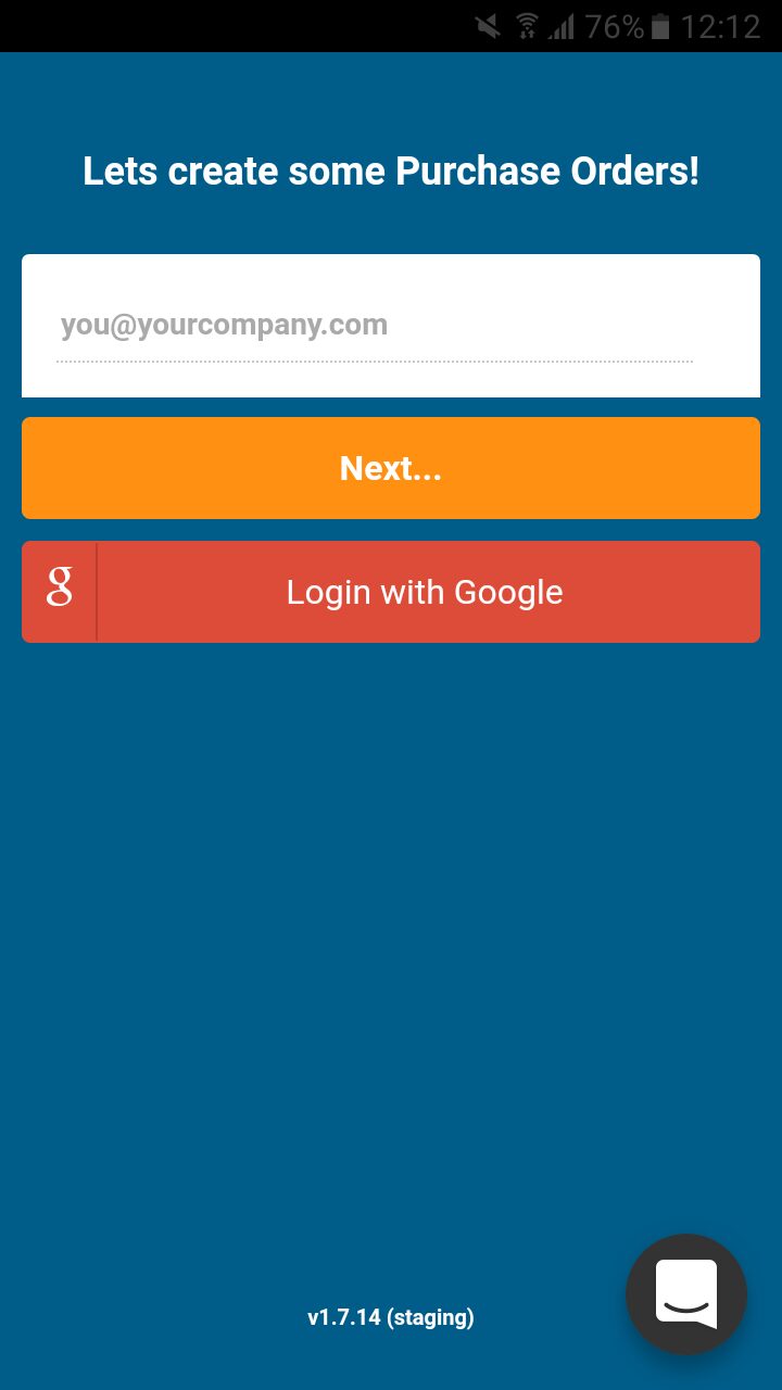 Mobile: Google sign in feature