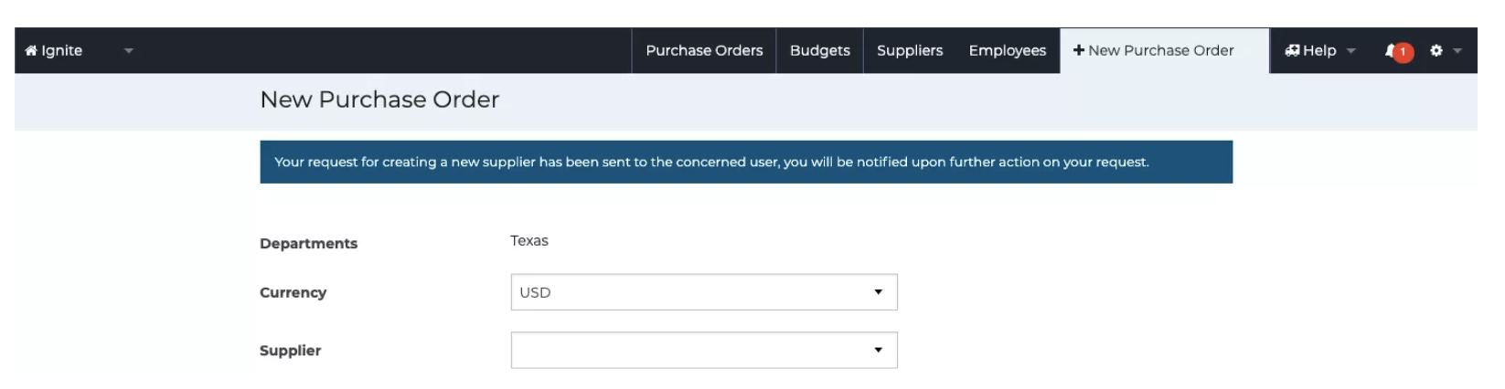 speed up the purchase order process/procedure