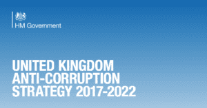 banner of UK anti-corruption strategy 2017-2022